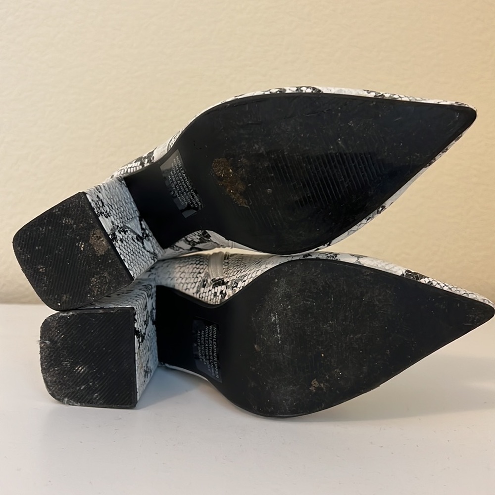 Snake Print Booties - image 5